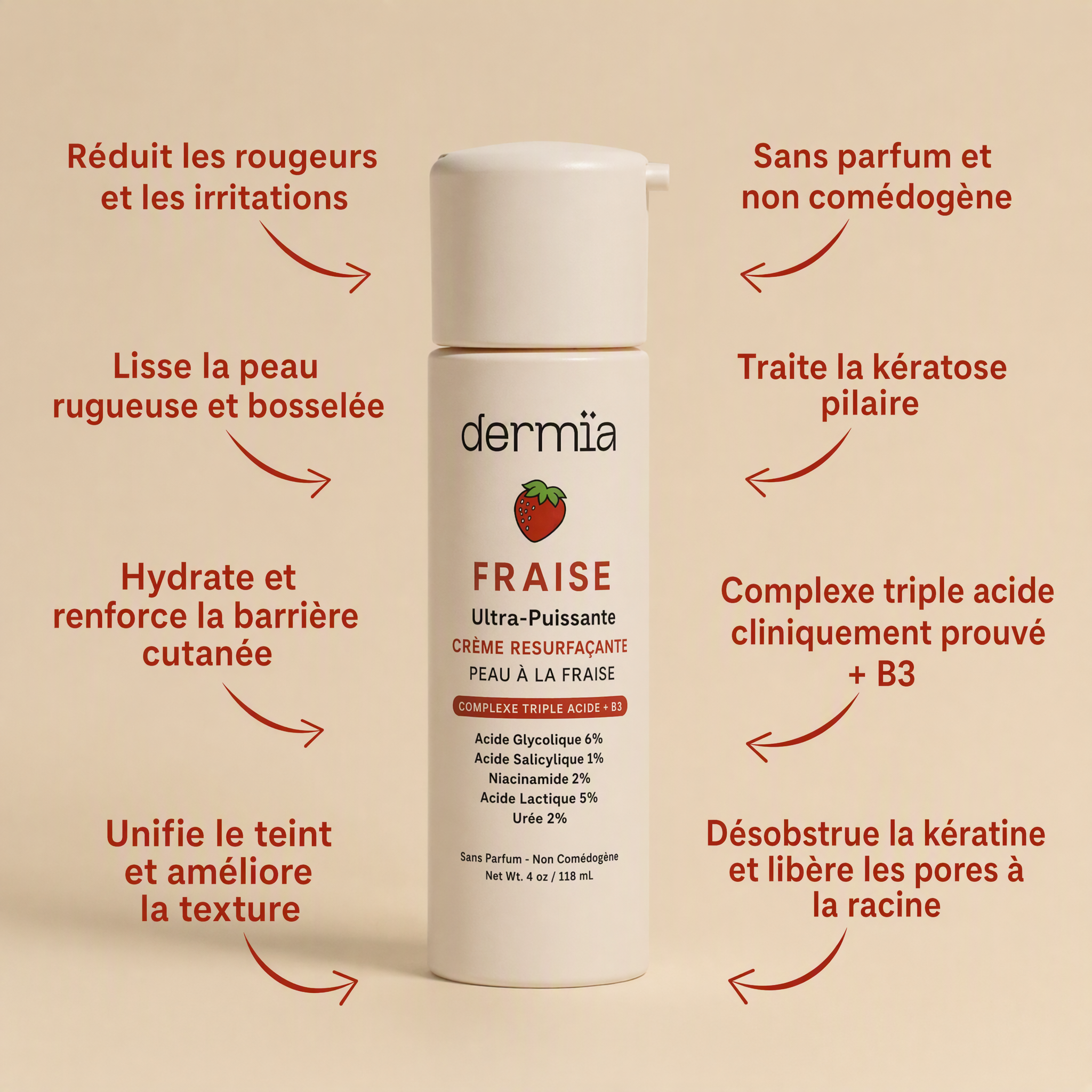 Crème Peau Lisse — Anti-Boutons & Rugosité