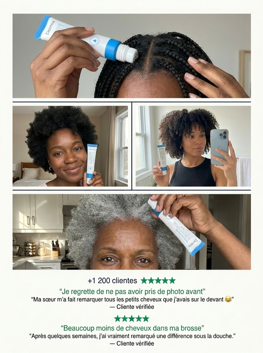 Sérum accélerateur de pousse cheveux afro